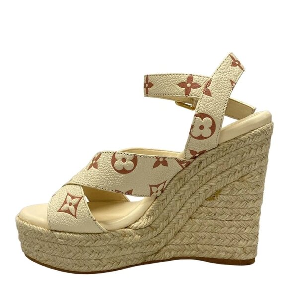 LOUIS VUITTON Starboard Line Sandals - Cream Pink Women's Sandals 728-072925 - Picture 3 of 11